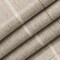 Grey Eco Friendly Made in America Plaid Woven Pattern Upholstery Fabric by The Yard - SKU: Cairo Oatmeal